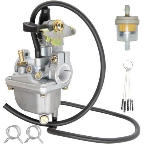 Carburateur LT50 pour Suzuki ATV LT50 1984-1987 LTA50 LT50A 2002 2003 2004 2005 JR 50 JR50 1984-2006 Dirt Pit Bike ATV Quad Remplacement 13200-43F00, 13200-43F01, 13200-04420, 13200-04431