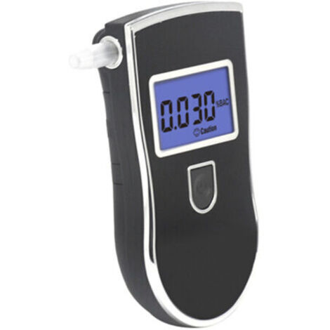 Alcootest Ethylotest Electronique, Professionnel Portable Testeur d'alcool ave Ecran LED d'Affichage Numérique et 5 Embouchures, Capteur à Semi-conducteur Sensibilité（1126129mm）——