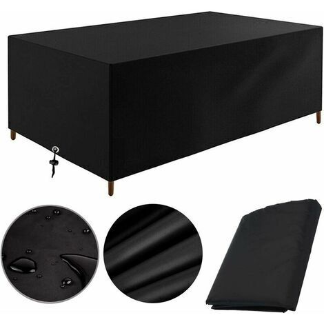 Fitags – Housse de protection pour table de jardin 200x100x75cm – Imperméable, résistant au froid, anti-UV – Tissu Oxford durable (1/5)