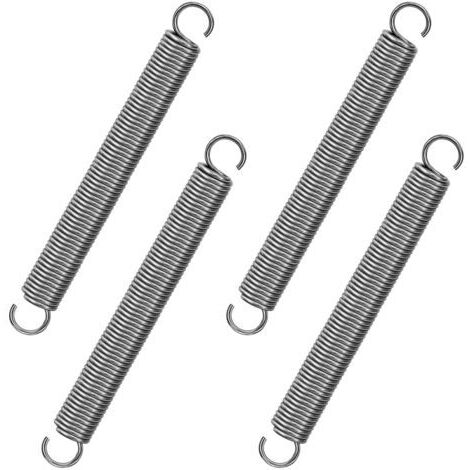 Ressort de Traction 90mm Ressorts de Tension avec Crochets Ressorts en Acier Inoxydable Diamètre du Fil 1,5mm Diamètre Extérieur 10mm 4 Pièces
