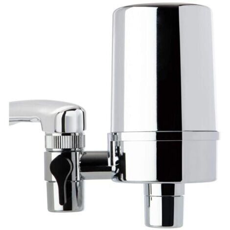 Filtre à Eau de Robinet pour Cuisine, Salle de Bain ou Évier de Camping-car, Longue Durée de Vie de 500 Gallons, Finition Chromée