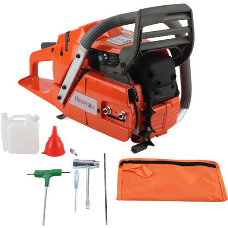Decdeal Tête de tronçonneuse thermique 2 temps 65.1CC - 3.4KW, 9300 tr/min - Pour jardin et forêt