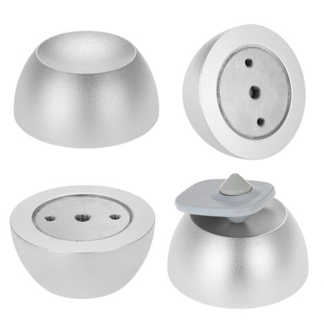 Decdeal – Détacheur d'étiquettes antivol magnétique 12 000 g – Aluminium argenté – Pour étiquettes rigides RF – Outil de sécurité professionnel