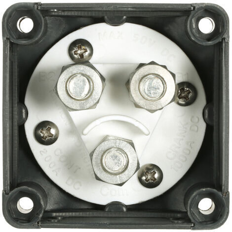 Decdeal Sélecteur de batterie double 12V/24V, 300A, principal 4 positions, pour voiture, camping-car, bateau (1/5)