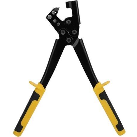 15-273 Pince À Sertir Profilés 0,6 mm Fabriquée en France - Sertissage Permanent de Cadres métalliques en U - Poignée Confortable - Utilisation Une main - Acier Robuste