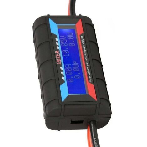 150A Haute Precision Wattmetre Detecteur Puissance Analyseur Rc Modele Courant Tension Puissance, Bleu (1/5)