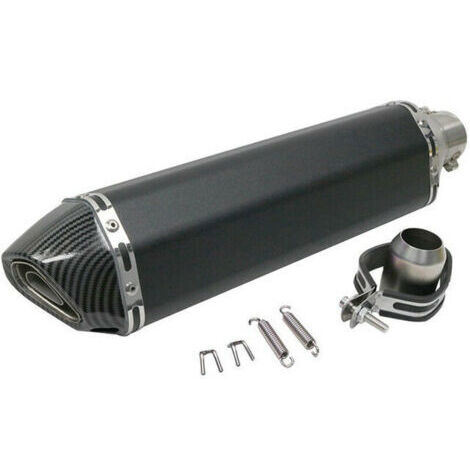 38-51mm 47cm En Acier Inoxydable Universel Échappement De Moto Échappement Modifié Moufle D'échappement Fit pour La Plupart Des Styles De Moto 1 - 1 (1/5)