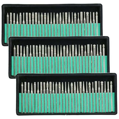 Ymyny – Forets diamantés 3 mm pour verre, métal, pierre – 90 pièces – Perçage humide pour bijoux et matériaux délicats