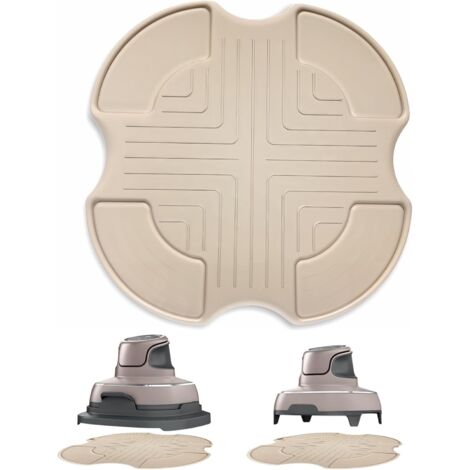 Tapis en silicone résistant à la chaleur, compatible avec les récipients Ninja Crispi FN101, accessoire isolant thermique pour friteuse à air Ninja Crispi - Abricot (1/5)
