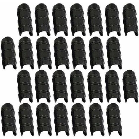Lot de 30 serre clips 32mm – Fixation rapide pour bâches et films – Résistants à la déchirure – Matériau durable - 30pcs