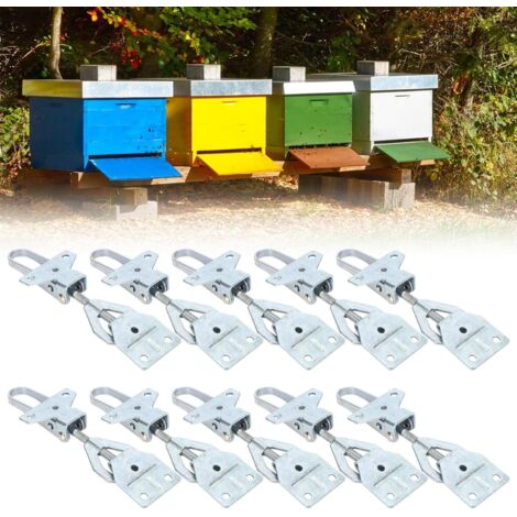 10 Ensembles de connecteur de Ruche réglable bote d'apiculture Boucle d'outil de Fixation de Ruche équipement d'apiculture Accessoire d'apiculture
