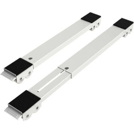 Roulettes extensibles pour lave-linge et réfrigérateur, robustes, roulettes de support pour lave-linge et réfrigérateur, pour le déménagement, lave-linge et sèche-linge, base mobile