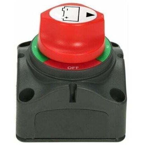 Sélecteur de batterie double 12V/24V interrupteur principal de batterie 300A sélecteur de commutateur à 4 positions pour voiture RV bateau (1/5)
