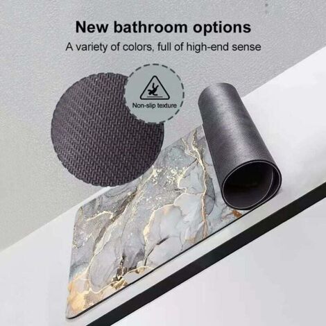 Tapis de bain en diatomite 80 cm | Heikoa