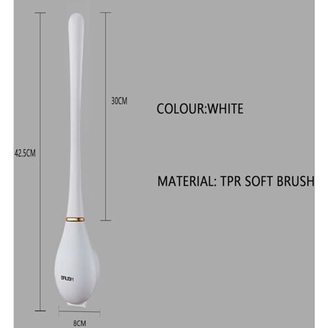 Brosse WC silicone , Brosse De Toilette, Brosse WC Silicone Plate, Brosse De Toilette avec