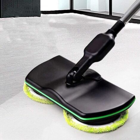 Vadrouille électrique Nettoyant Plancher Balai Rotatif Électrique 360 degrés sans impasses Rechargeable Nettoyage Simple Ménage Vadr