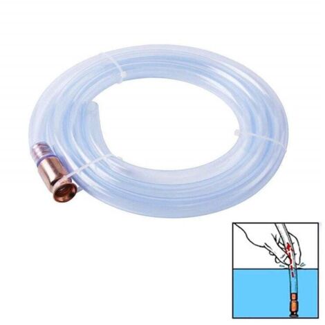 Tuyau Siphon Pompe Manuelle pour Carburant Essence Gasoil Eau Shaker Siphon Transférer Le Liquid Siphon Auto amorçant Tuyau de pompage Automatique (1/4)