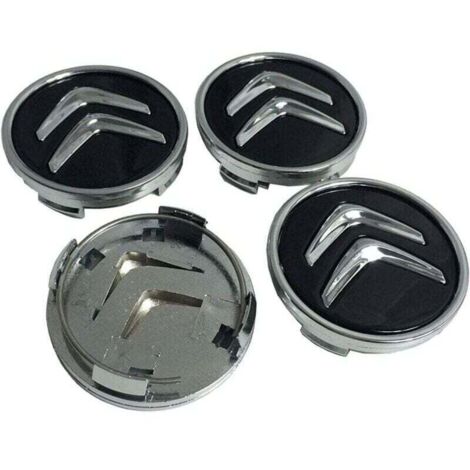 Tuserxln – Lot de 4 capuchons de moyeu 60mm pour Citroen C3 C4 C5 Elysee Berlingo Xsara Picasso Saxo DS3 DS4 DS6 – Matériau ABS haute résistance – Protection contre la poussière et l'humidité (1/5)