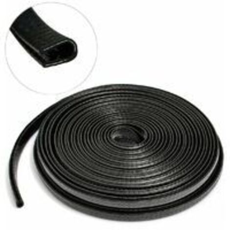 Protections Bord Portière De Voiture, 10M Protection Portiere Voiture, U Forme Portière de Voiture Joint en Caoutchouc Protecteur, pour La Porte de Voiture en Anti collision Protéger (10M, Noir)