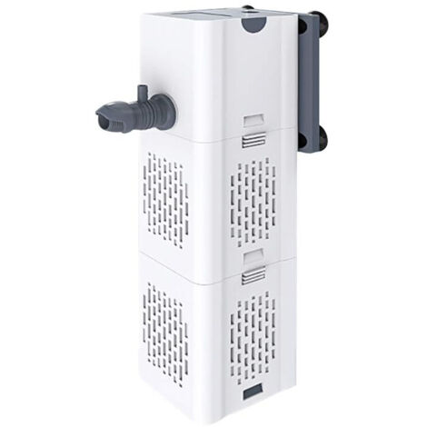 Filtre aquarium 90-180L, pompe aquarium à débit maximum 15W 1000L/H, adapté aux filtre externe aquarium de 90-180 litres (Blanc).