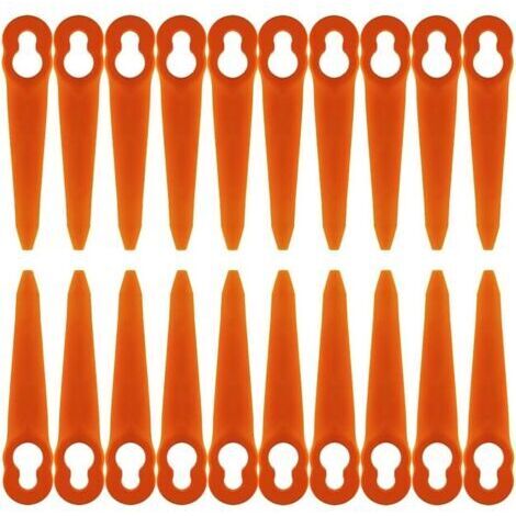Lot de 100 Lames Compatible pour Coupe Bordure Stihl PolyCut 2-2 PolyCut 3-2, FSA 45 FSA 57 FSE 52, Lames en Plastique pour Coupe Bordure Stihl sans Fil