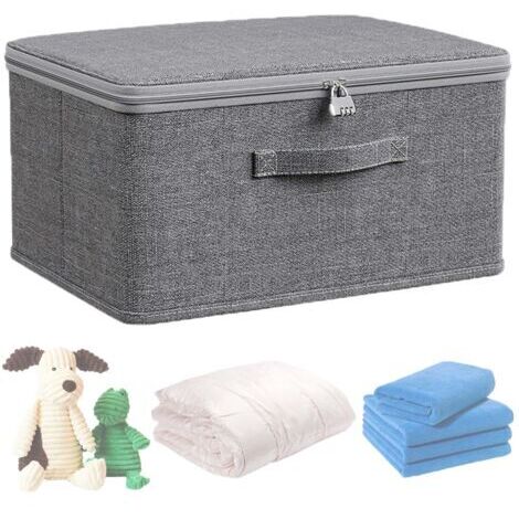 Boite Rangement 403021CM Boite Fermeture a Clef Boite a Medicament Rangement Boite Medicaments BoîTes de Rangement Avec Couvercle,Peut êTre Utilisé Pour Recevoir des MéDicaments, des VêTements