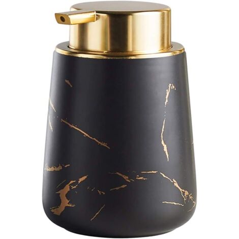 Distributeur de savon pour les mains, 400 ml, style nordique, en céramique, distributeur de savon liquide et de lotion pour les mains, pour comptoirs de cuisine ou de salle de bain-Fei Yu (1/5)