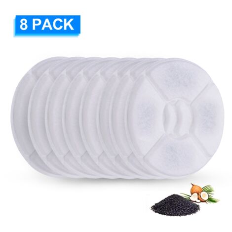 Filtres de fontaine pour chat Filtres de fontaine de rechange (lot de 8) (1/4)
