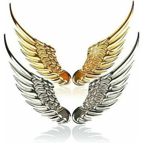 Logo Lion Chrome Adhésif Emblème Badge Sticker Autocollant Compatible avec Coffre Peugeot 406 Berline et 406 Coupé