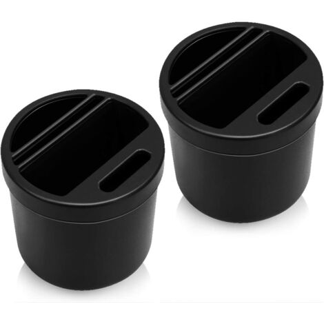 Fei Yu – Boîte de rangement pour siège de voiture – Porte-gobelet multifonctionnel en ABS – Diamètre 7,8 cm – Hauteur 7,4 cm – 2 pièces