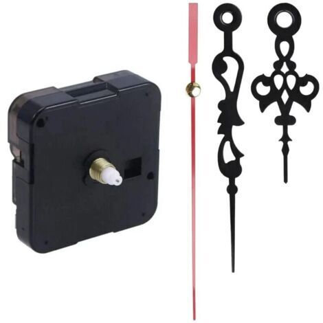 Horloge murale mécanisme de mouvement à piles accessoire d'horloge avec pointeur pour bricolage horloge réparation pièce remplacement