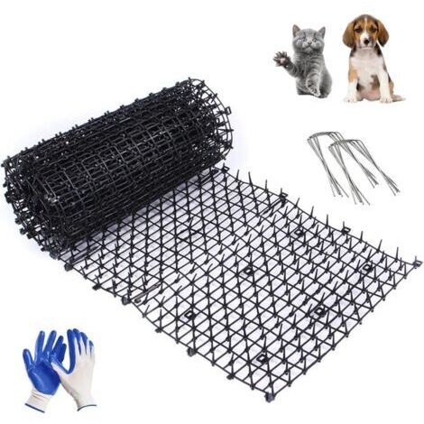 1 Pièce Tapis Anti Chat Anti Chiens pour Exterieur et Intérieur, Tapis Pic de Jardin Anti Chat Anti-creusage pour Canapé Balcon ou Extérieur, Tapis Répulsif dissuasif Chat Chien Animaux (1/5)