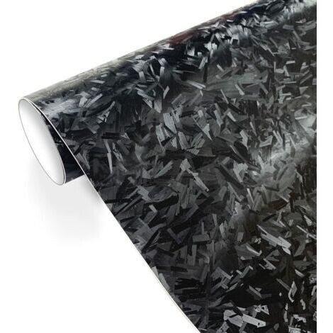 Csparkv – Film covering carbone adhésif 30 x 150 cm – Imperméable et résistant aux rayures – Installation facile sans bulles – Pour voiture, moto, vélo