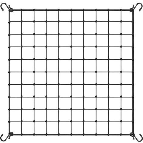 Lot de 5 filets de treillis élastiques avec 4 crochets pour plantes grimpantes, légumes, fruits et fleurs