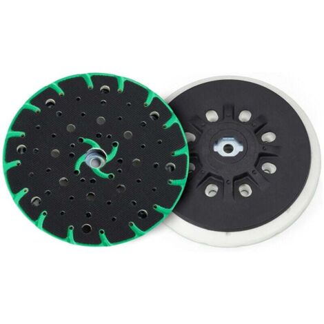 Aafgvc – Plateau ponceuse 150 mm avec aspiration – Filetage M8 – Compatible ponceuses excentriques Bosch, Makita, Festool – Pour ponçage bois dur (1/5)