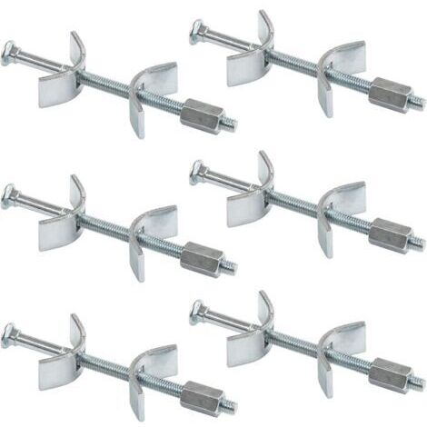 Raccord Plan de Travail - Connecteur de Meubles, 100 mm 6 pcs. - Joint Plan de Travail Cuisine - Vis Assemblage Meuble – Ferrure d'Assemblage - Solution Sûre et Stable