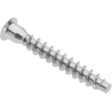 50 X d'assemblage Meubles-Vis de Fixation-Professionnel Confirmat-Vis Assemblage Meuble-Tête fraisée Vis de connexion-Connecteur de meuble-Meubles Connecteur-Acier Galvanisé 7x50