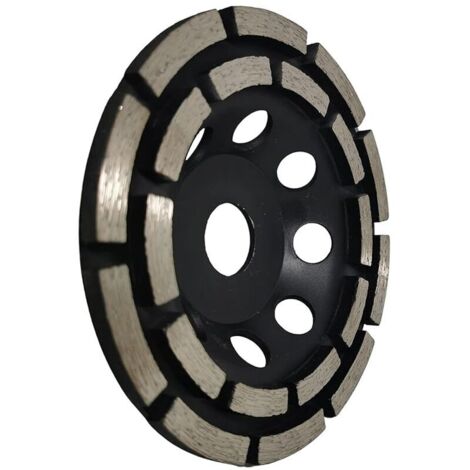 Lucky-88 – Disque diamant pour meuleuse 125mm – Alésage 22,23mm – Double rangée pour ponçage béton, carrelage et chape – Compatible meuleuses angles (1/5)