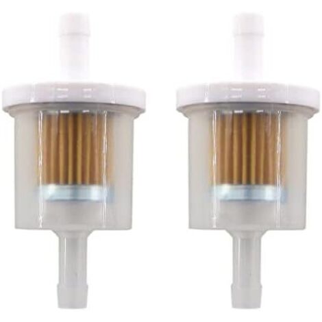 Lot de 2 filtres à carburant pour tondeuse autoportée, tracteur de pelouse, nombreux moteurs Briggs &amp Stratton 493629 691035 695666 AM108356 Tecumseh 34279 A