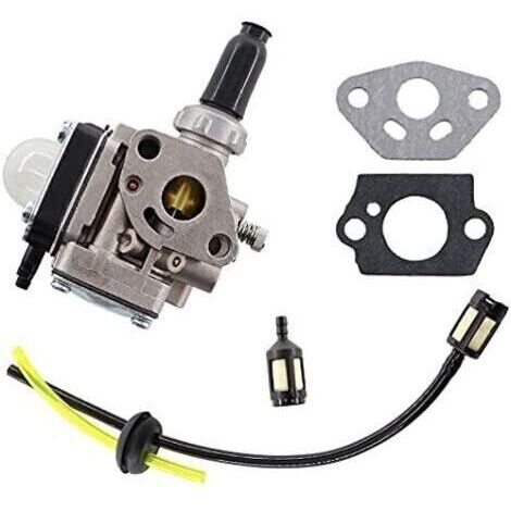Carburateur débroussailleuse Kawasaki TH43 TH48 – Remplacement 15003-2934/15003-2938 – Avec 2 joints et filtre à essence