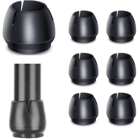Galozzoit – Lot de 24 coussinets de protection en silicone pour meubles – Capuchons ronds antidérapants – Pour pieds de chaise 17 mm à 21 mm - mm-21 (1/3)