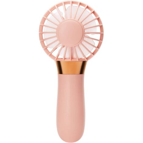 Mini Ventilateur Portatif à 3 Vitesses Ventilateur Personnel à 3 Vitesses 2-7 Heures de Fonctionnement Petit Ventilateur de Maquillage pour Cils Capac - Rose-Fei Yu