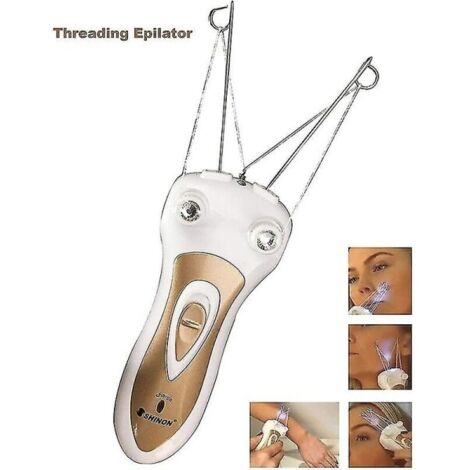 Épilateur électrique pour poils du visage, machine à arbre, épilateur à fil de coton, épilateur rechargeable, rasoir