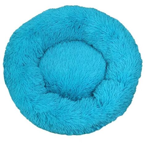 Lit pour Chat, Coussin Moelleux, Doux Lavable pour Chats Chiens (Bleu, 60 cm), Ensoleillé (1/5)