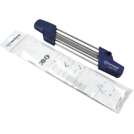 Galozzoit – Affuteur double action pour chaine de tronçonneuse – Pas 325 – Affûtage précis gouges et limiteur de profondeur – Lime ronde 4,8 mm (1/6)