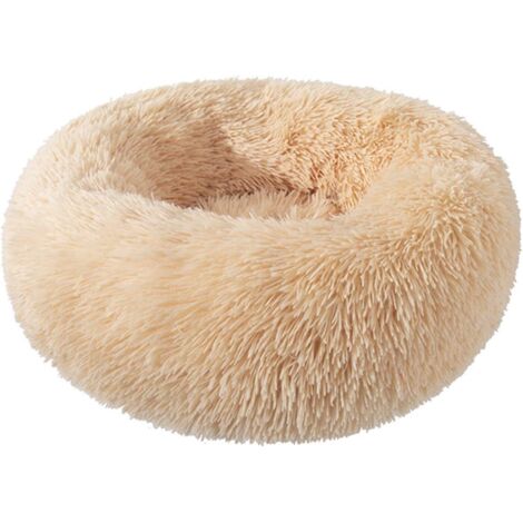 Panier Chat Lit Panier pour Animal dômestique pour Chats et Petits Chiens Coussin pour lit de Chat Lit Donut Chien Convient-