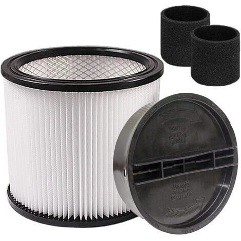 Filtre pour aspirateur sec/humide 18,8 cm – Compatible ShopVac 90304, 90350, 90333 – Filtre lavable et réutilisable – Pour débris de chantier (1/5)