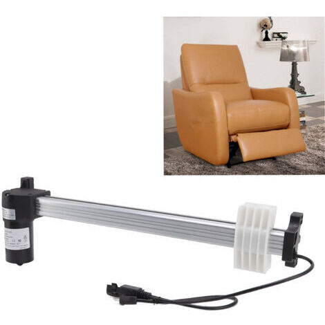 Moteur Linéaire Électrique Actuateur Moteur pour fauteuil Recliner et Sièges Lift Recliner Sofa Motor Actuator 333mm Poussée 1000N IPX4 Protection DC29V Aluminium ABS