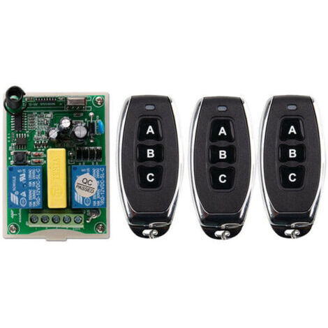 Télécommande sans fil interrupteur 220V moteur volet roulant porte télécommande interrupteur/télécommande bidirectionnelle panneau de commande