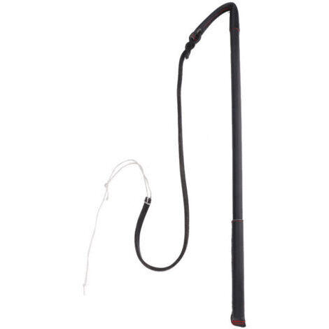 Fouet en Peau de Vache avec Poignée Accessoire de Dressage pour Chiens de Taille Moyenne
